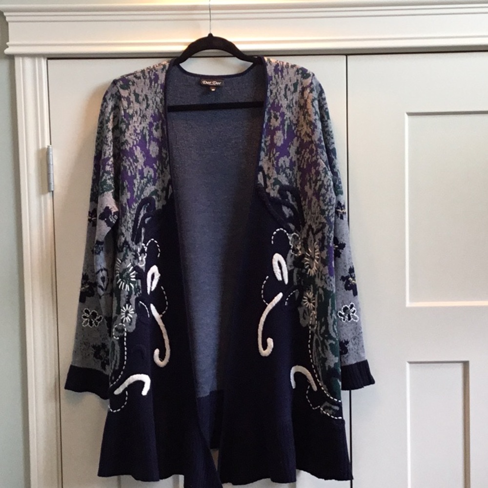 Dor Dor Couture Soft & Flowy Long Cardigan